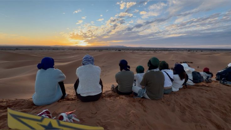 Sunset over Erg Chebbi dunes Merzouga — 7-day Grand South tour — photo 2